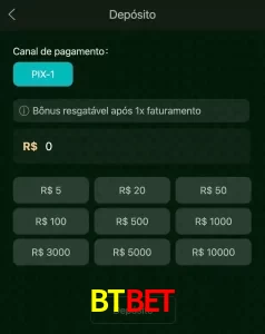 deposits BTBET